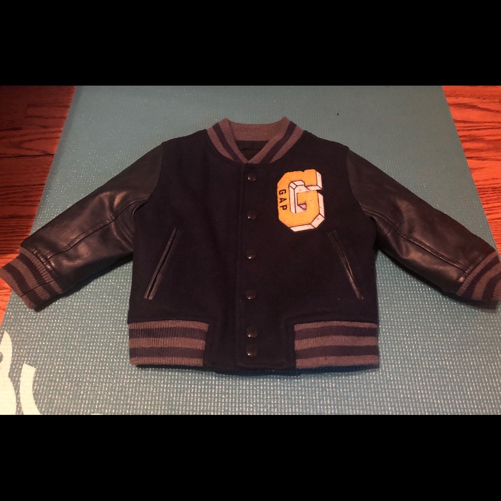 Gap Winter Heavy Coat/Faux Leather Jacket 6 months